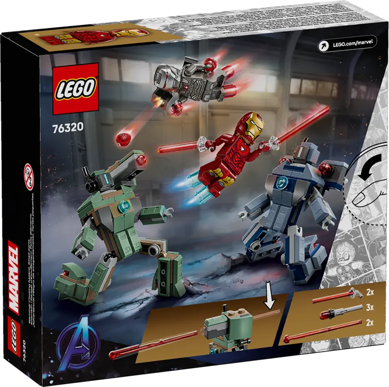 Iron Man & War Machine vs. Hammer Drones