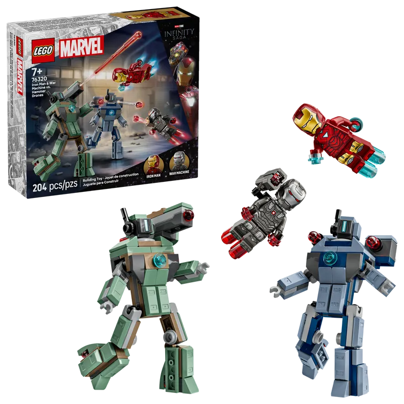 Iron Man & War Machine vs. Hammer Drones