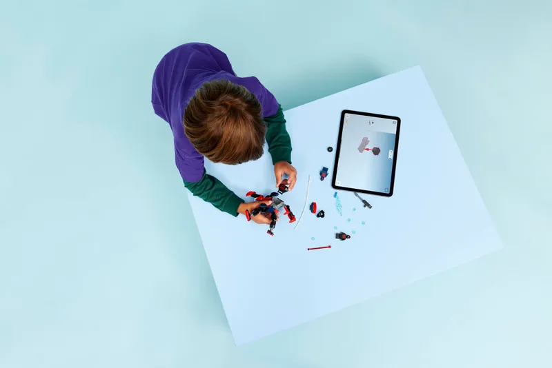 Miles Morales Mech vs. Spider-Man 2099