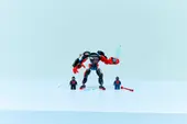 Miles Morales Mech vs. Spider-Man 2099