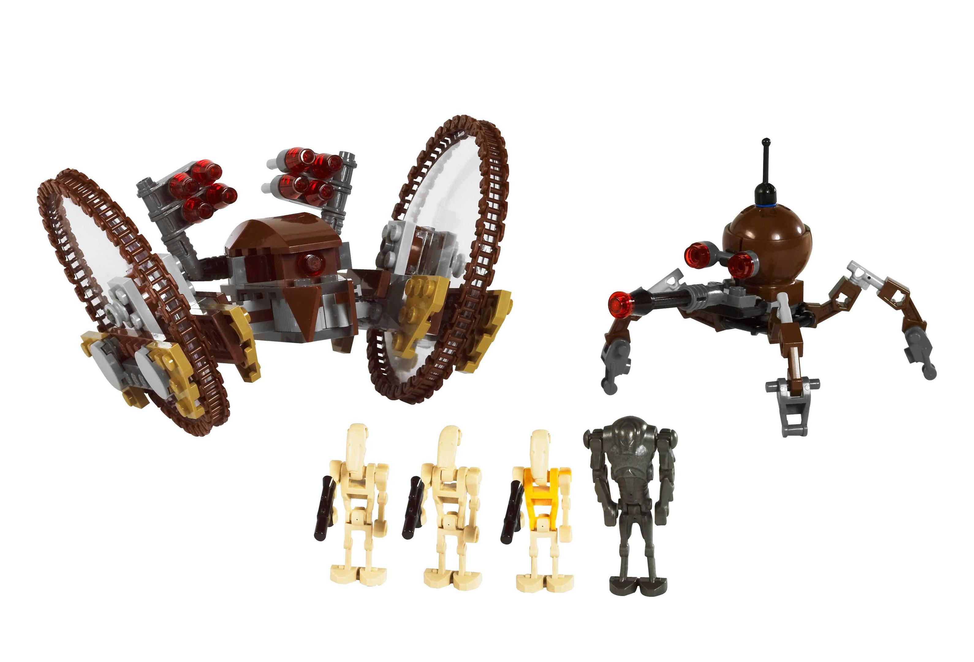 Hailfire Droid & Spider Droid Clone Wars White Box
