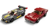 Chevrolet Corvette C8.R Race Car and 1968 Chevrolet Corvette