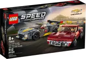 Chevrolet Corvette C8.R Race Car and 1968 Chevrolet Corvette