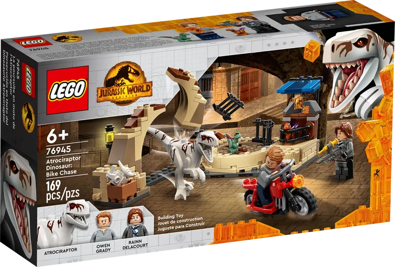 Atrociraptor Dinosaur: Bike Chase