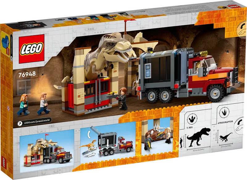 T. rex & Atrociraptor Dinosaur Breakout