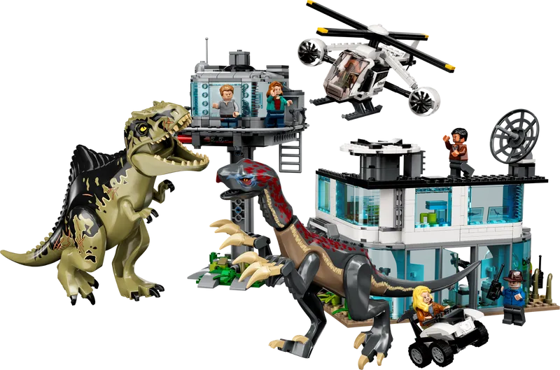 Giganotosaurus & Therizinosaurus Attack