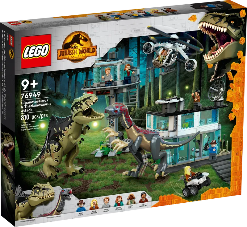 Giganotosaurus & Therizinosaurus Attack