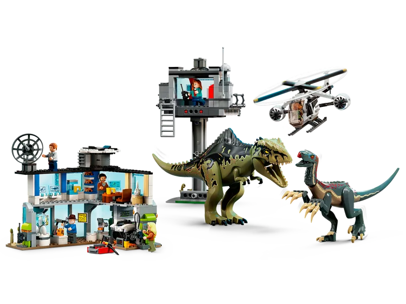 Giganotosaurus & Therizinosaurus Attack