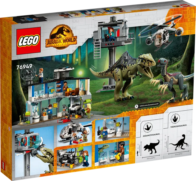 Giganotosaurus & Therizinosaurus Attack