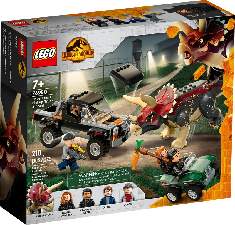 Triceratops Pickup Truck Ambush