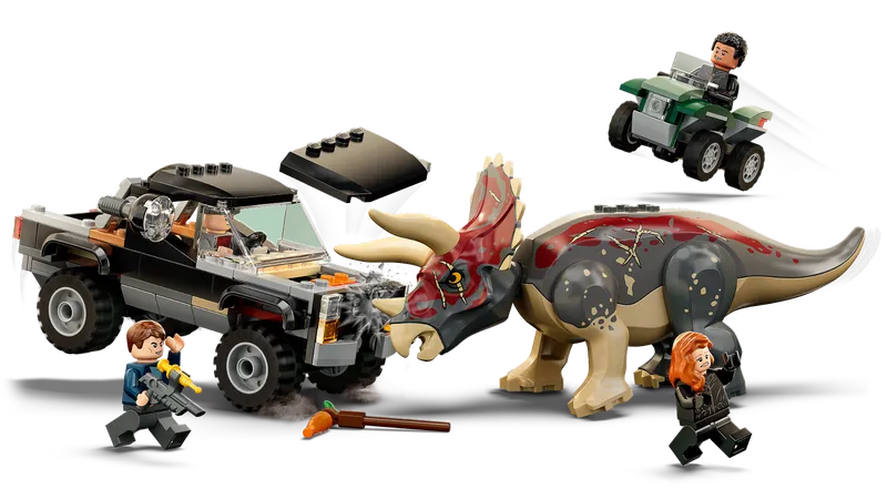 Triceratops Pickup Truck Ambush