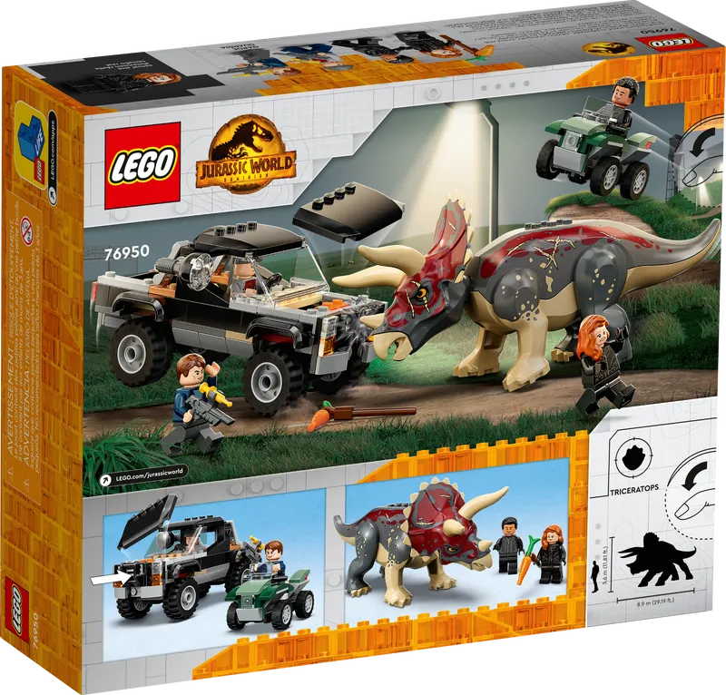 Triceratops Pickup Truck Ambush