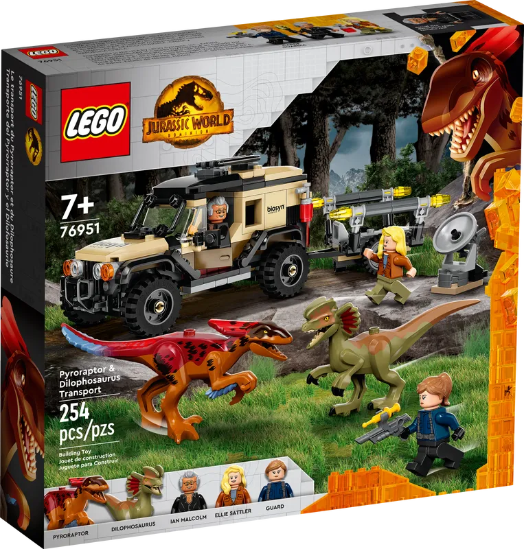 Pyroraptor & Dilophosaurus Transport