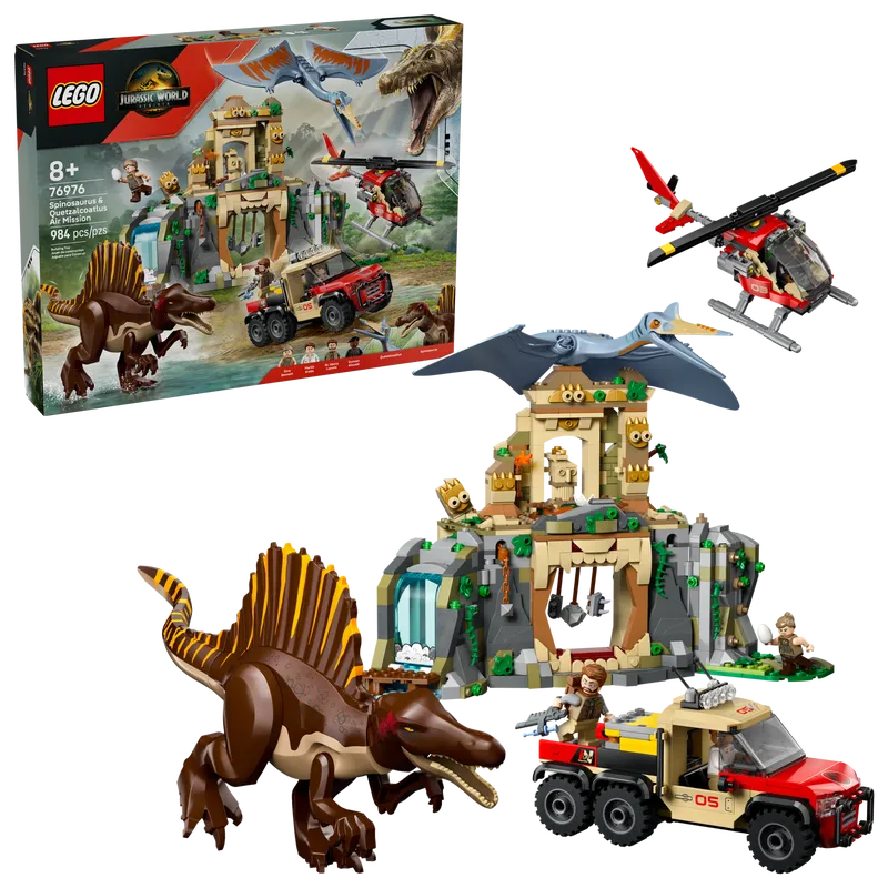 Spinosaurus & Quetzalcoatlus Air Mission