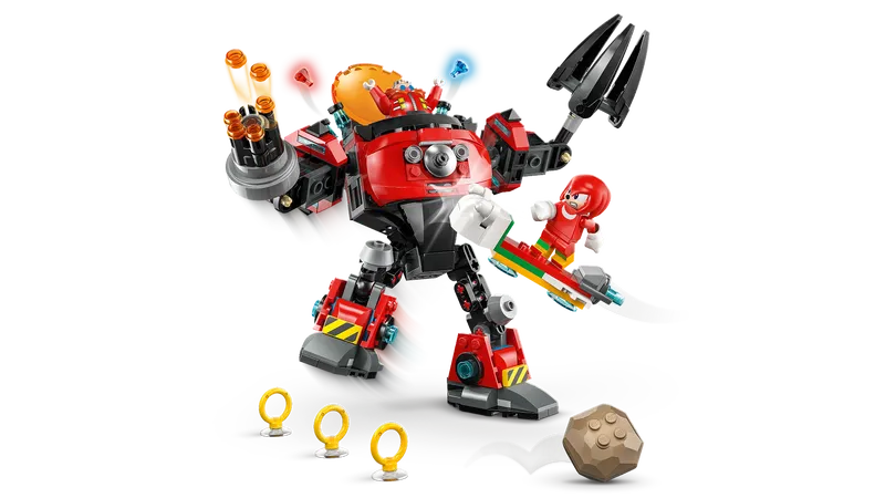 Knuckles vs. Dr. Eggman Egg Crusher Mech