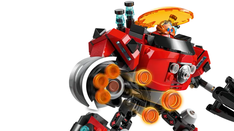 Knuckles vs. Dr. Eggman Egg Crusher Mech