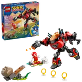 Knuckles vs. Dr. Eggman Egg Crusher Mech