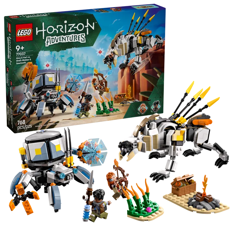 Aloy & Varl vs. Shell-Walker & Sawtooth