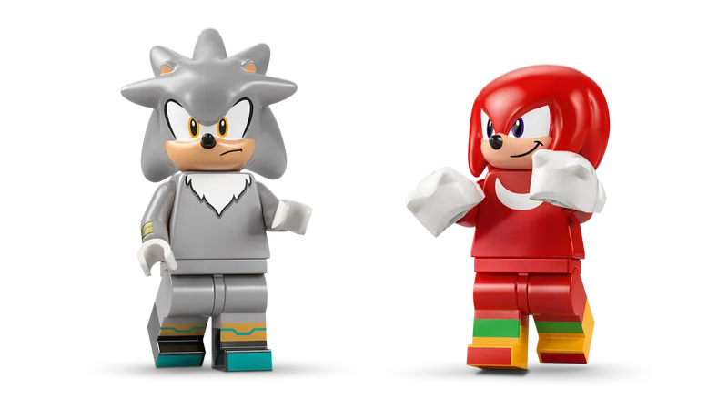 Silver's car vs. Knuckles' Monster Truck