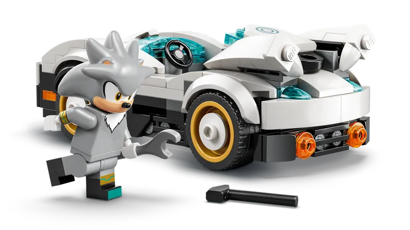 Silver's car vs. Knuckles' Monster Truck