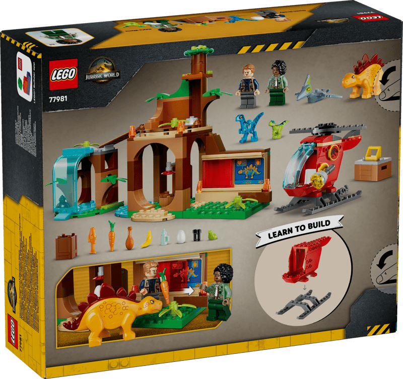 Velociraptor, Stegosaurus &amp; Pteranodon Rescue