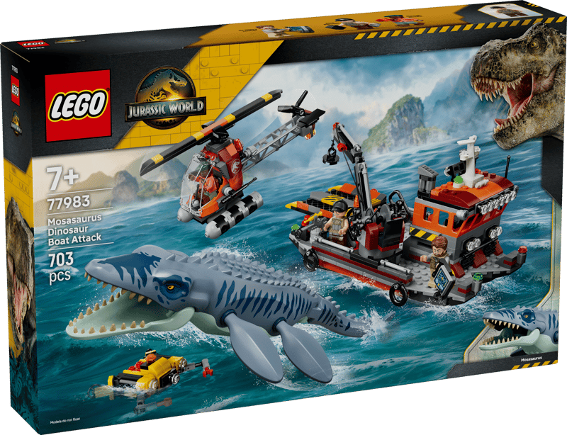 Mosasaurus Dinosaur Boat Attack