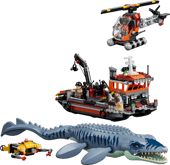 Mosasaurus Dinosaur Boat Attack