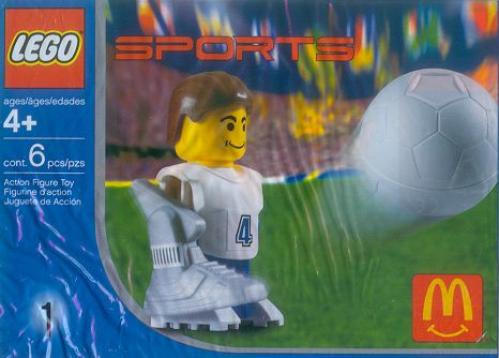 McDonald's Sports Set Number 1 - White Soccer Player #4 McDonald's Sports Set Number 1 - White Soccer Player #4