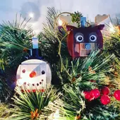 Snowman & Reindeer Duo