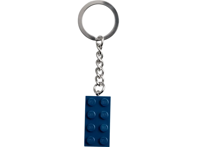 Dark Blue Brick Key Chain