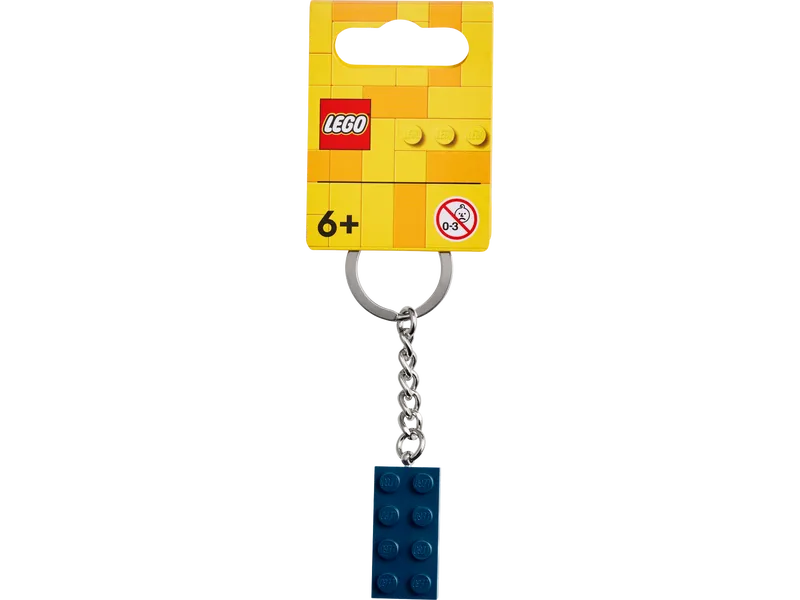 Dark Blue Brick Key Chain