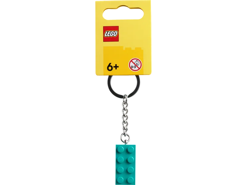 Dark Turquoise Brick Key Chain Dark Turquoise Brick Key Chain
