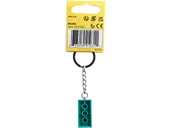 Dark Turquoise Brick Key Chain