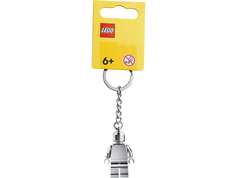 Silver Minifigure Keychain
