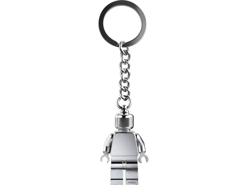 Silver Minifigure Keychain