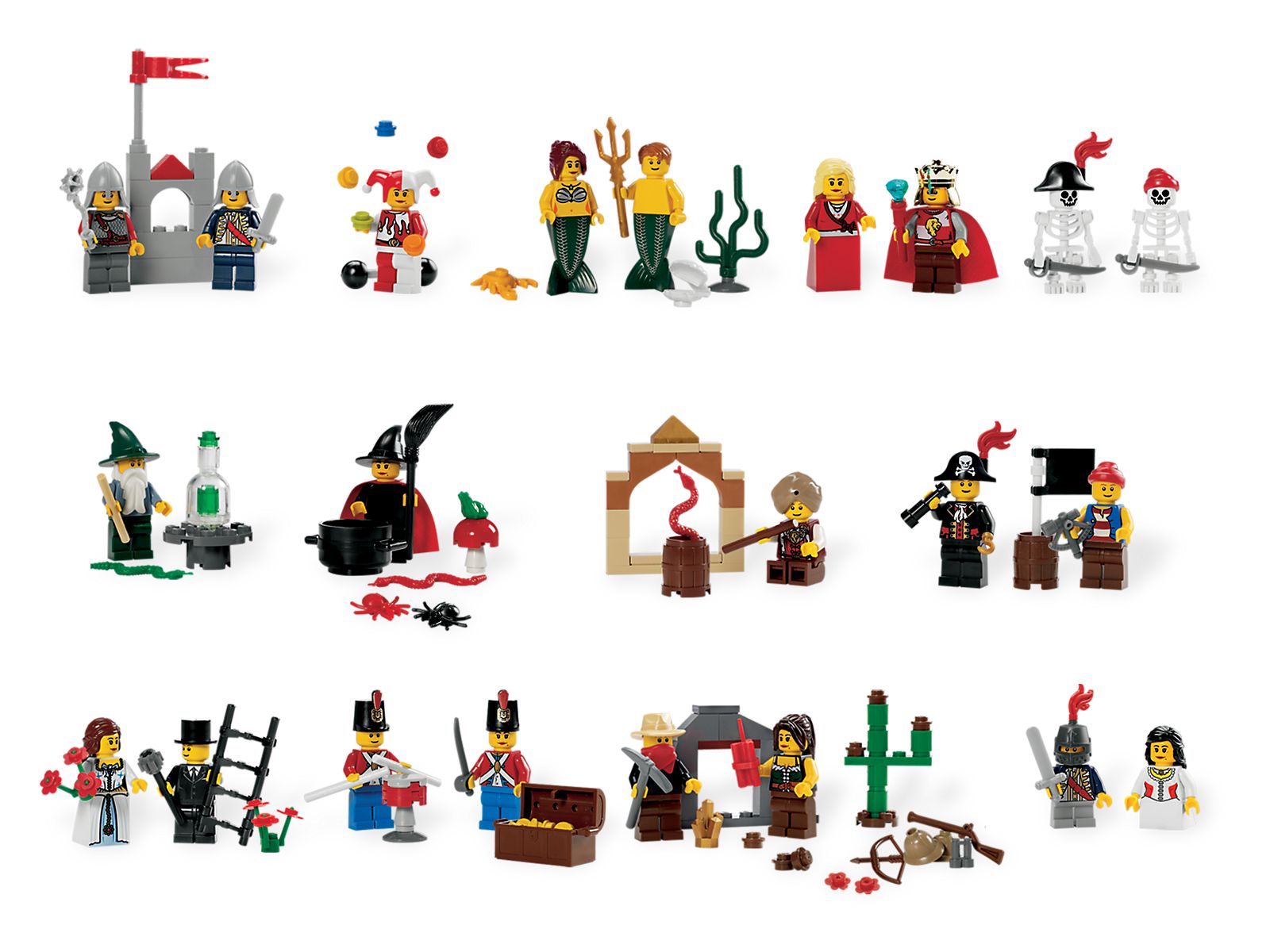Fairytale and Historic Minifigures