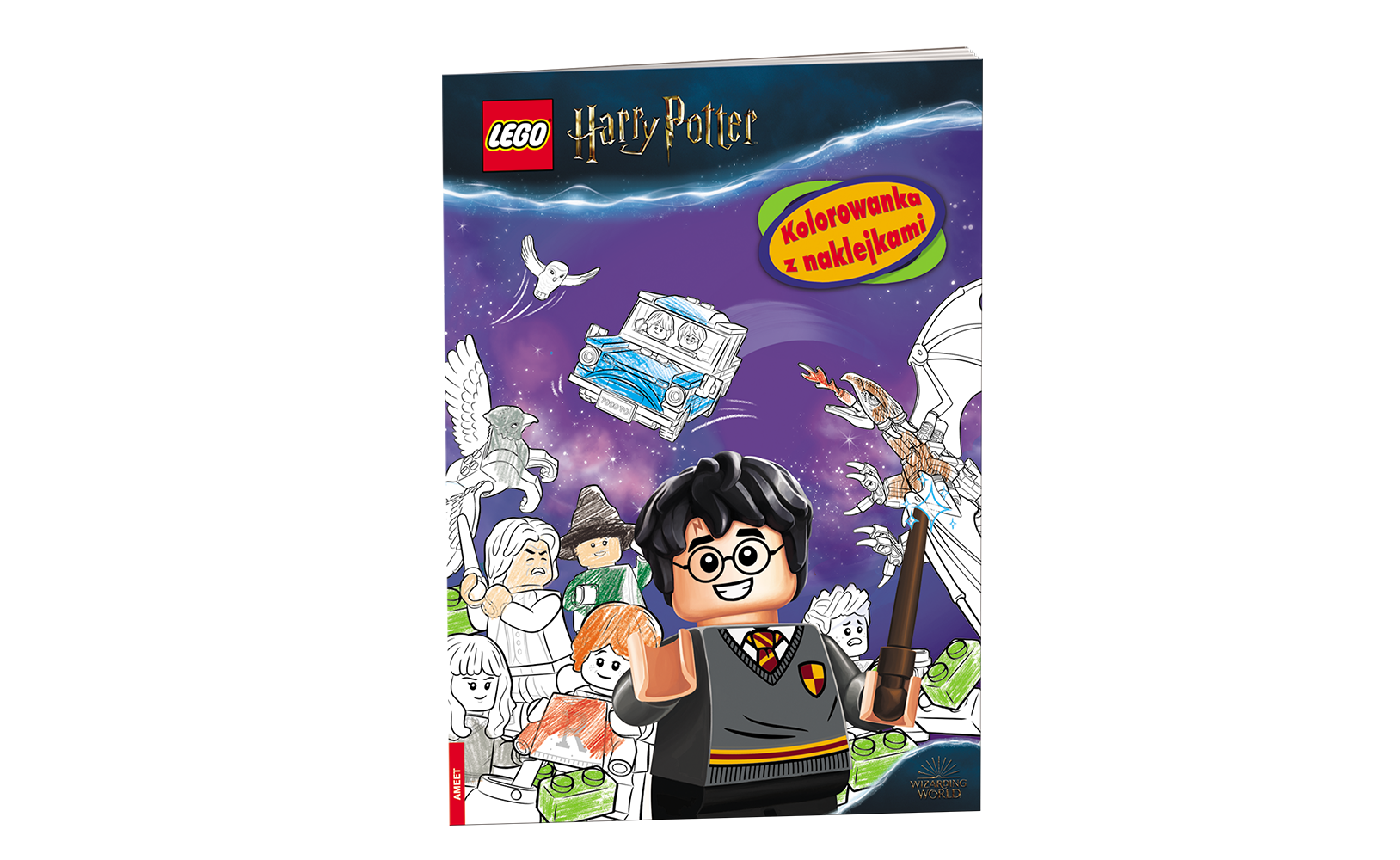 Harry Potter: Kolorowanka z Naklejkami