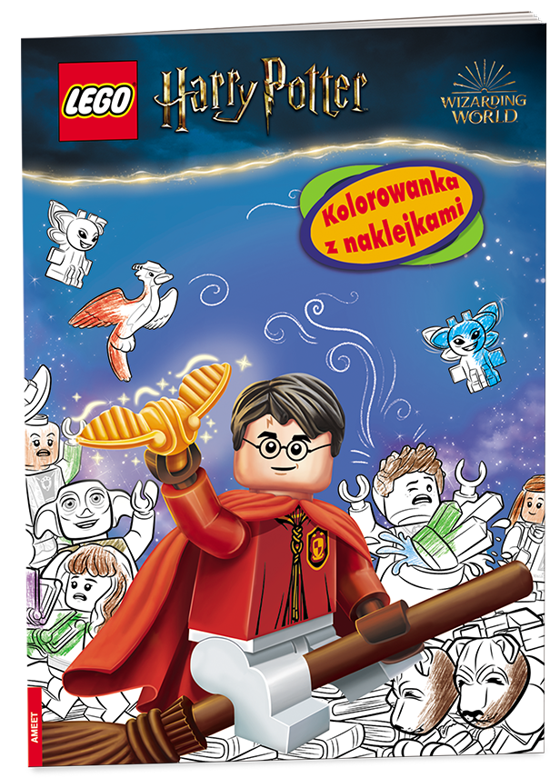 Harry Potter: Kolorowanka z Naklejkami