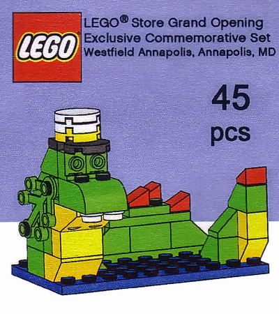 LEGO Store Grand Opening Exclusive Commemorative Set, Westfield Annapolis, Annapolis, MD